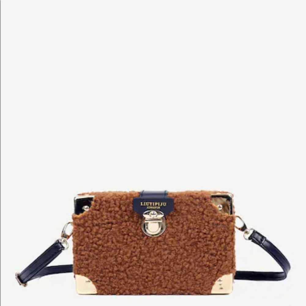 Faux fur mini bag